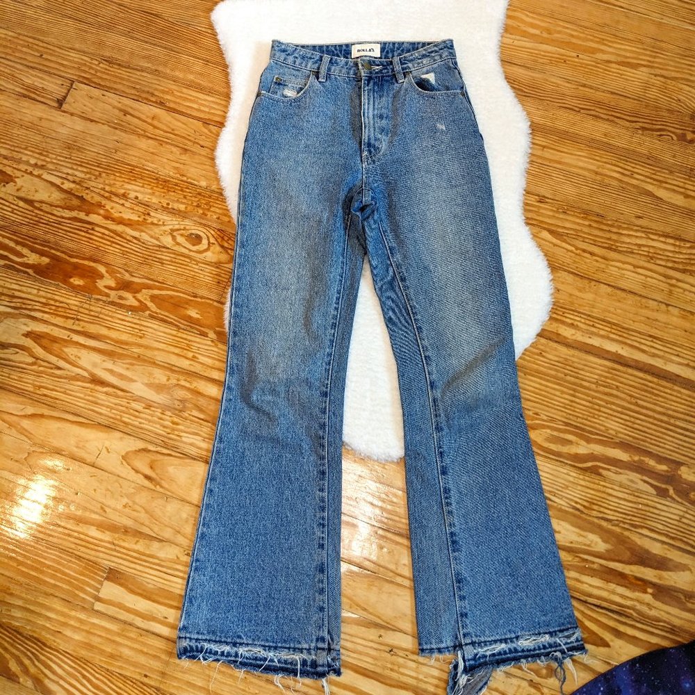 Rolla's Australia High Rise Eastcoast Crop Flare Jeans